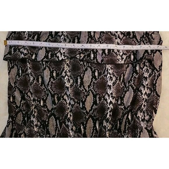Womens XL Speed Control New York Dress Snake Skin Print EUC Strapless Short - Picture 6 of 9